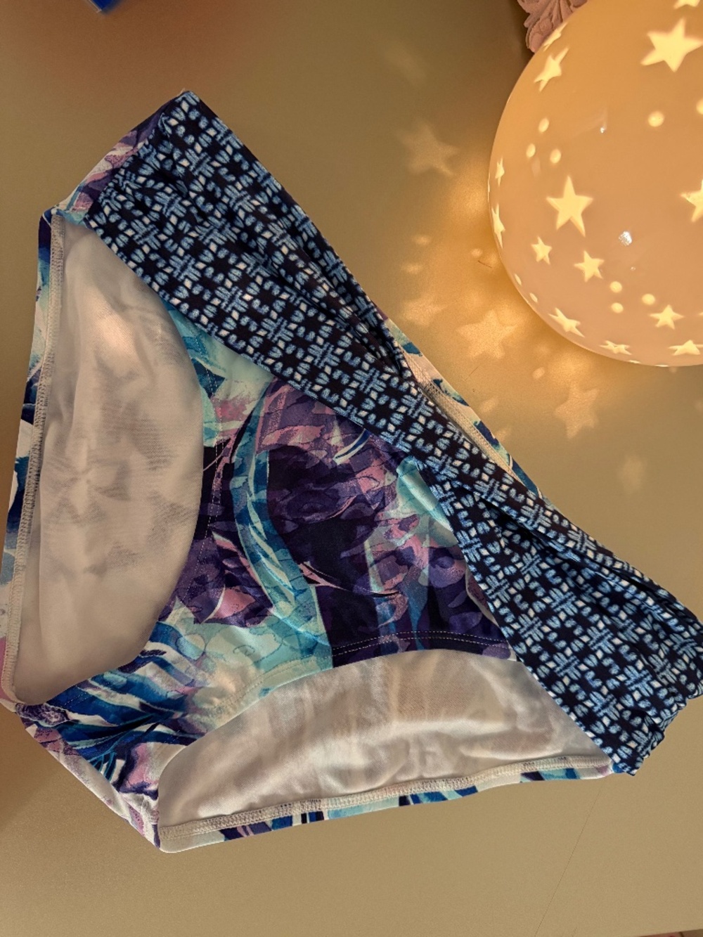 Tommy Bahama Tropical Floral Foldover Bikini Bottom Swim M